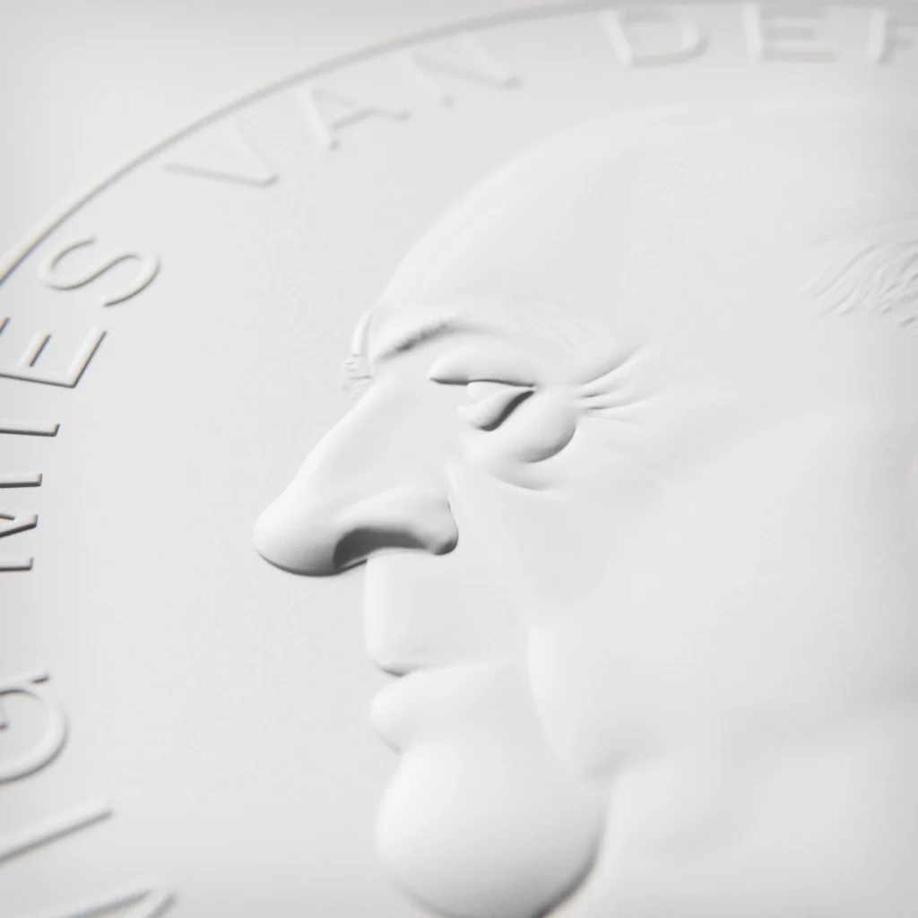 Ludwig Mies Van Der Rohe Coin Design